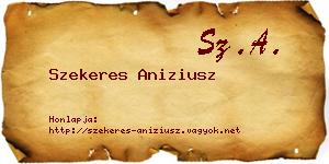 Szekeres Aniziusz névjegykártya